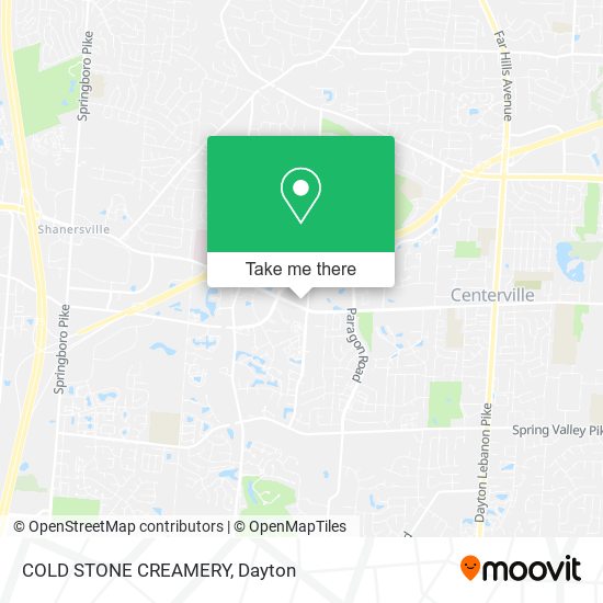 Mapa de COLD STONE CREAMERY