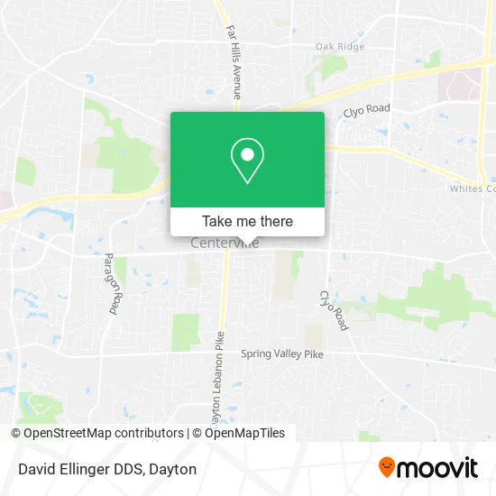 Mapa de David Ellinger DDS