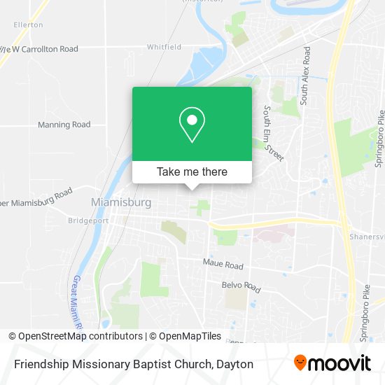 Mapa de Friendship Missionary Baptist Church