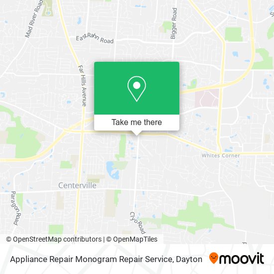 Appliance Repair Monogram Repair Service map