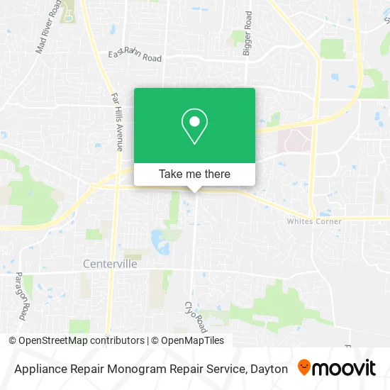 Mapa de Appliance Repair Monogram Repair Service