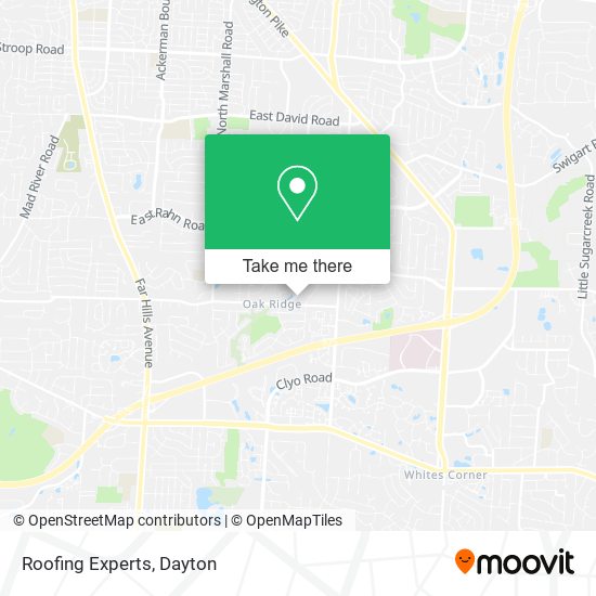 Roofing Experts map