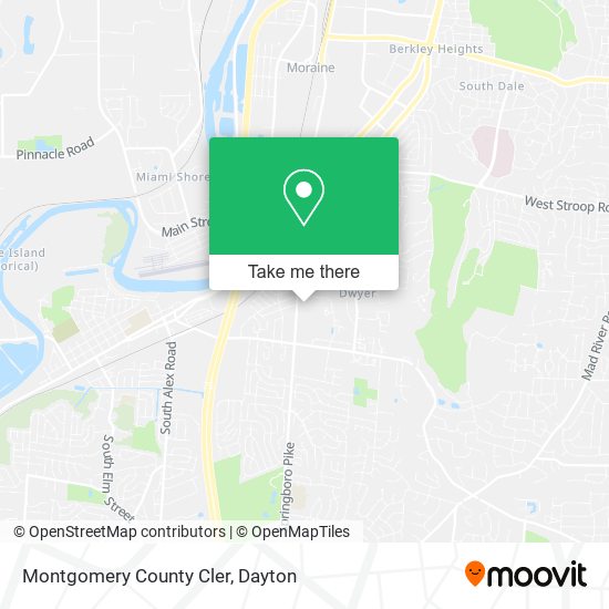 Mapa de Montgomery County Cler