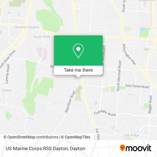 US Marine Corps RSS Dayton map