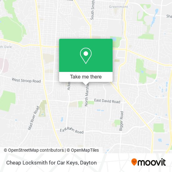 Mapa de Cheap Locksmith for Car Keys