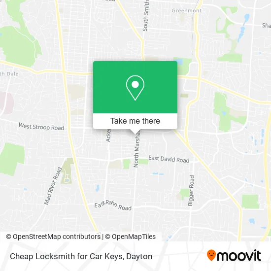 Mapa de Cheap Locksmith for Car Keys