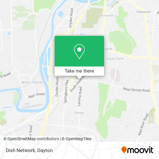 Mapa de Dish Network