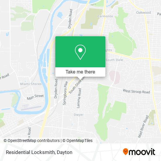 Mapa de Residential Locksmith