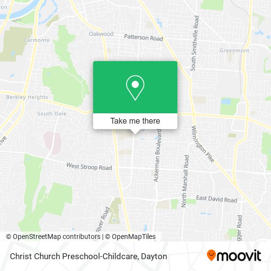 Christ Church Preschool-Childcare map