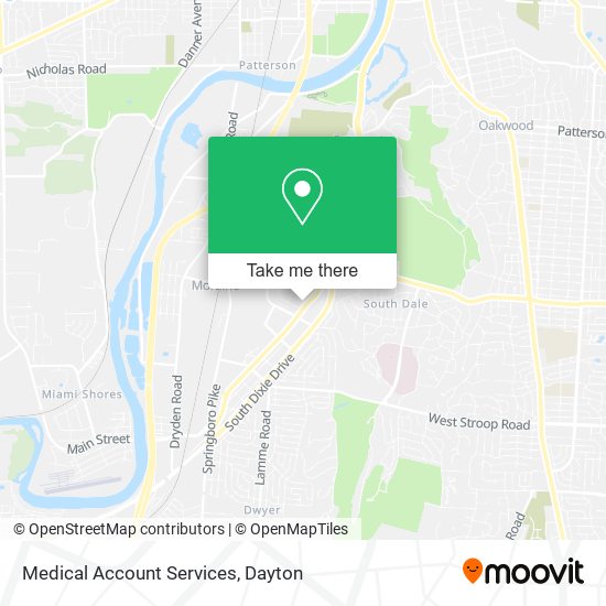 Mapa de Medical Account Services