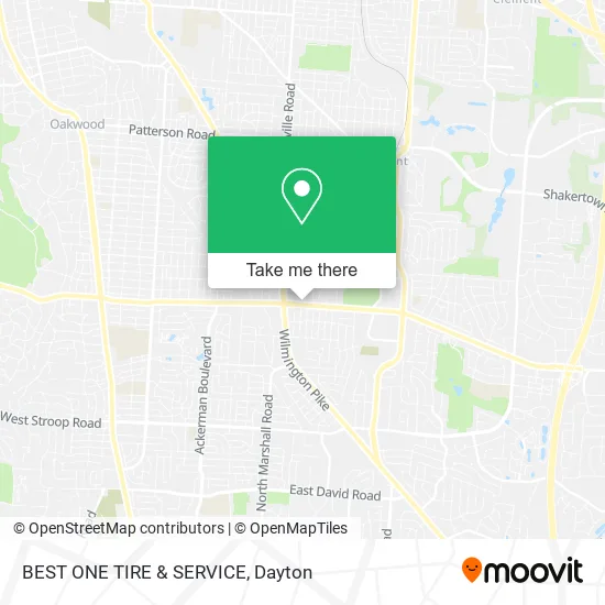 Mapa de BEST ONE TIRE & SERVICE
