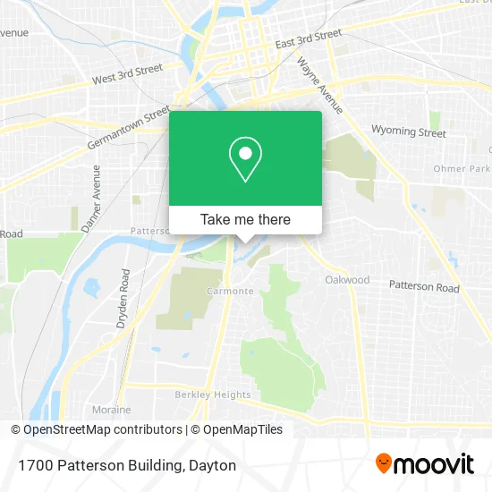 Mapa de 1700 Patterson Building
