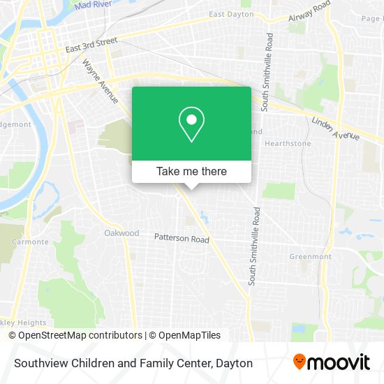 Southview Children and Family Center map