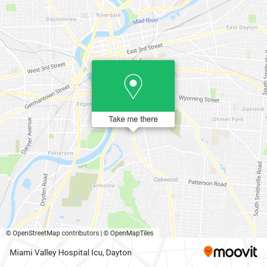 Miami Valley Hospital Icu map