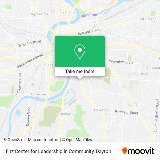 Mapa de Fitz Center for Leadership in Community