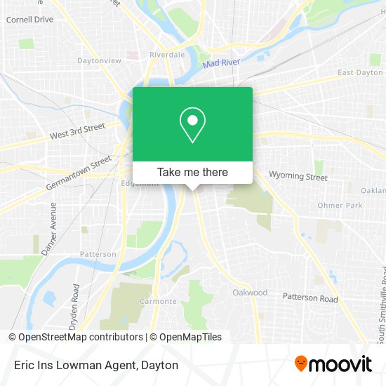Eric Ins Lowman Agent map