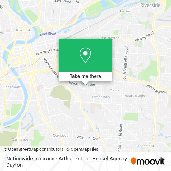 Mapa de Nationwide Insurance Arthur Patrick Beckel Agency