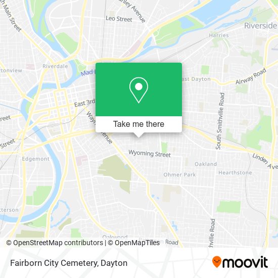 Mapa de Fairborn City Cemetery