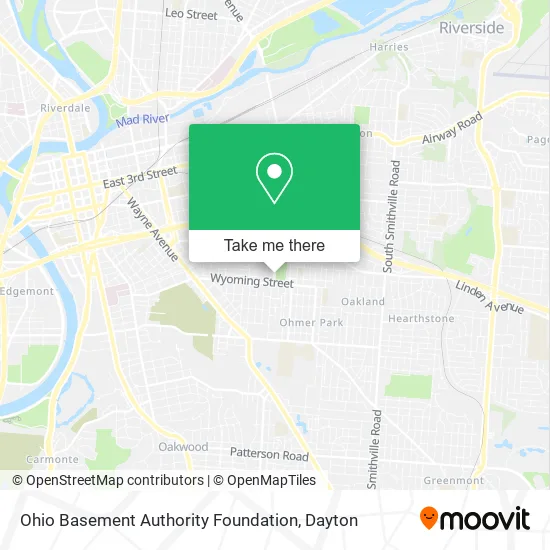 Mapa de Ohio Basement Authority Foundation
