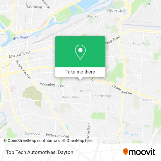 Mapa de Top Tech Automotives