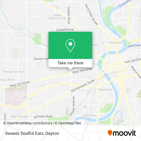 Mapa de Sweets Soulful Eats