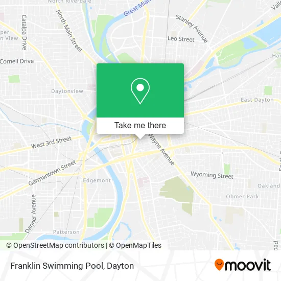 Franklin Swimming Pool map