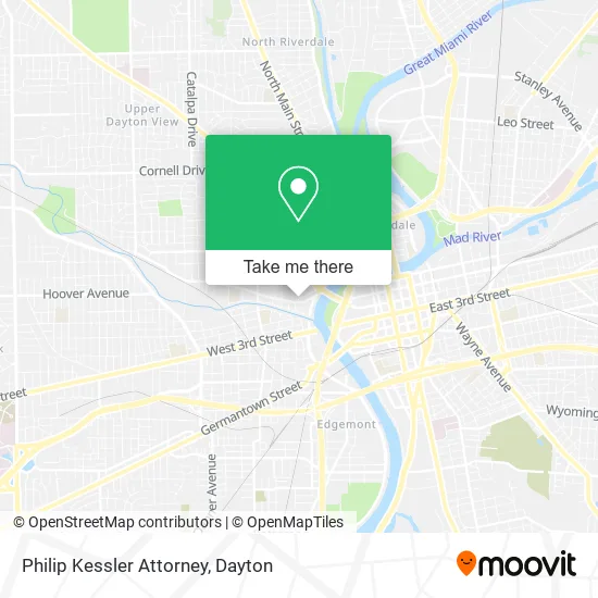 Philip Kessler Attorney map