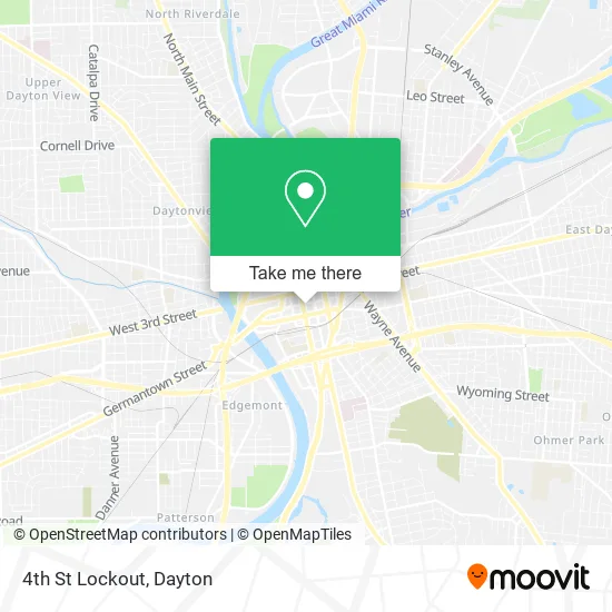Mapa de 4th St Lockout