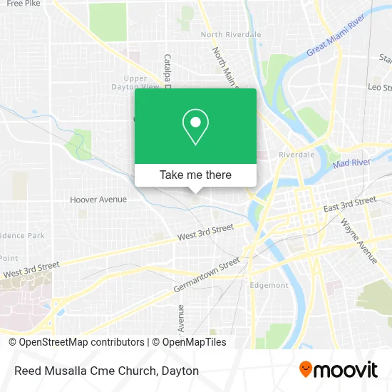 Reed Musalla Cme Church map