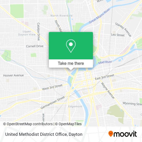 United Methodist District Office map