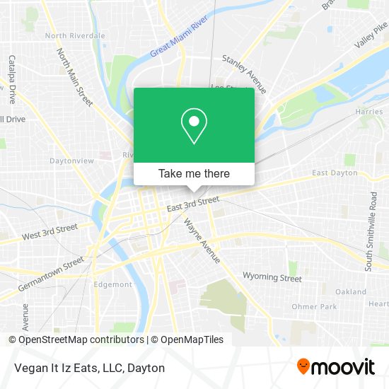 Mapa de Vegan It Iz Eats, LLC