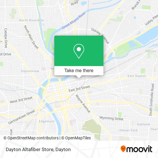 Dayton Altafiber Store map