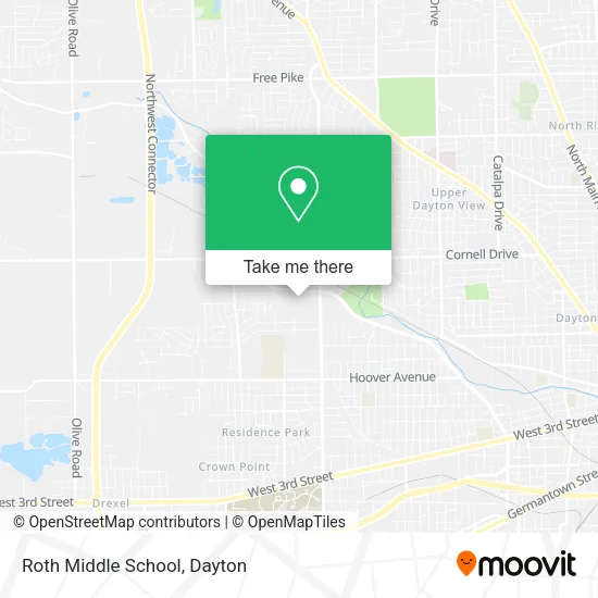 Mapa de Roth Middle School