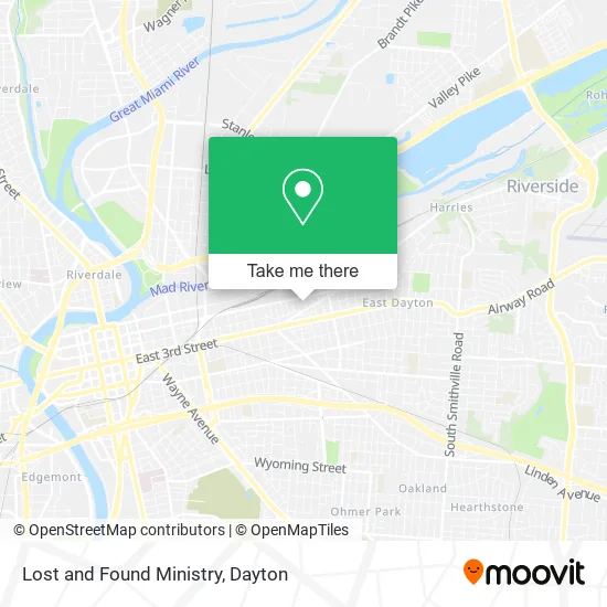 Mapa de Lost and Found Ministry