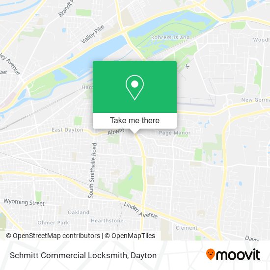 Mapa de Schmitt Commercial Locksmith