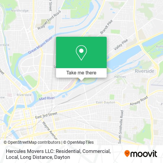 Hercules Movers LLC: Residential, Commercial, Local, Long Distance map