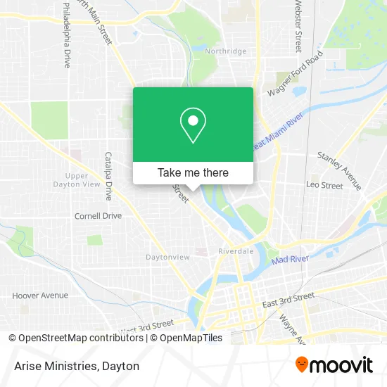 Arise Ministries map
