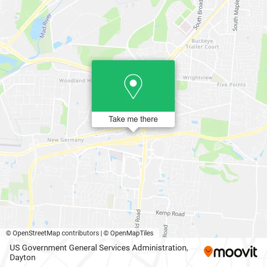 Mapa de US Government General Services Administration