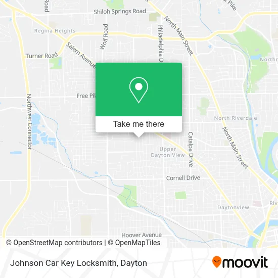 Johnson Car Key Locksmith map