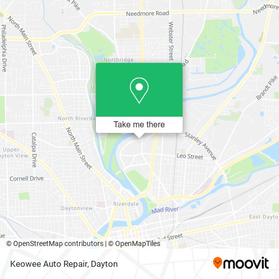 Mapa de Keowee Auto Repair