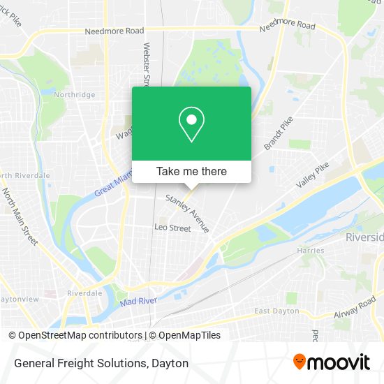 General Freight Solutions map