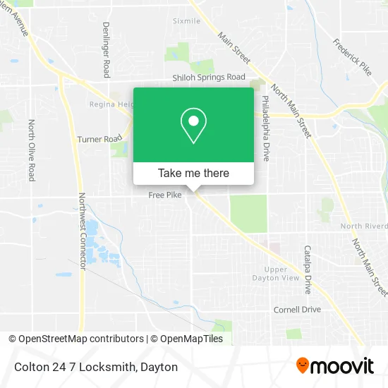 Mapa de Colton 24 7 Locksmith