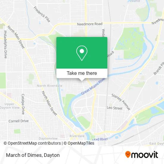 Mapa de March of Dimes