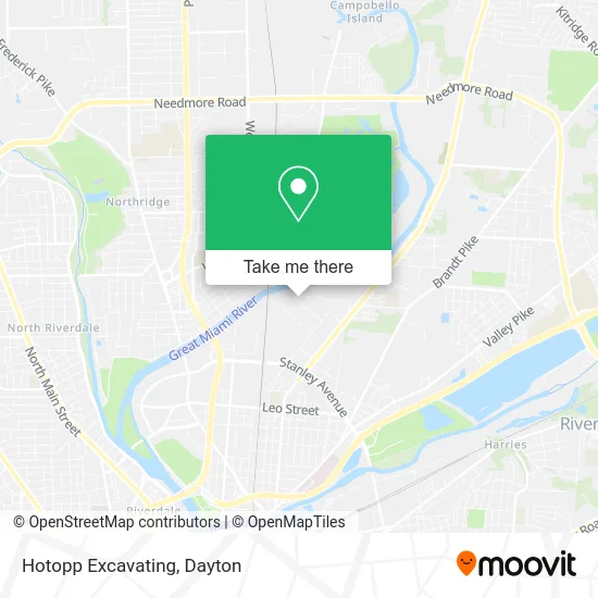 Hotopp Excavating map