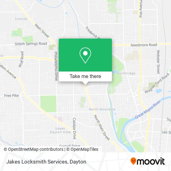 Jakes Locksmith Services map