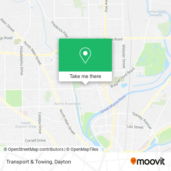 Mapa de Transport & Towing
