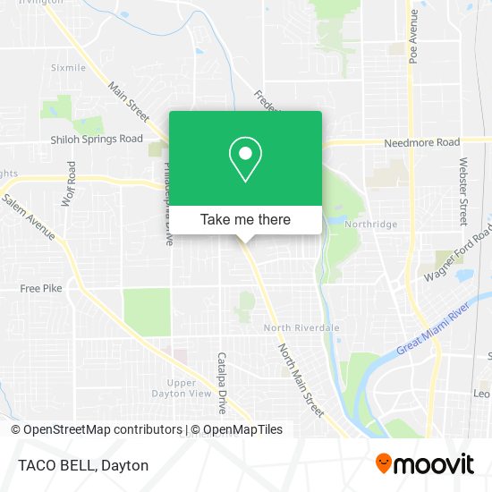 TACO BELL map