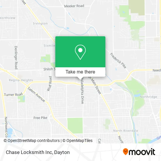 Mapa de Chase Locksmith Inc