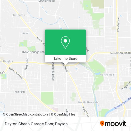 Dayton Cheap Garage Door map