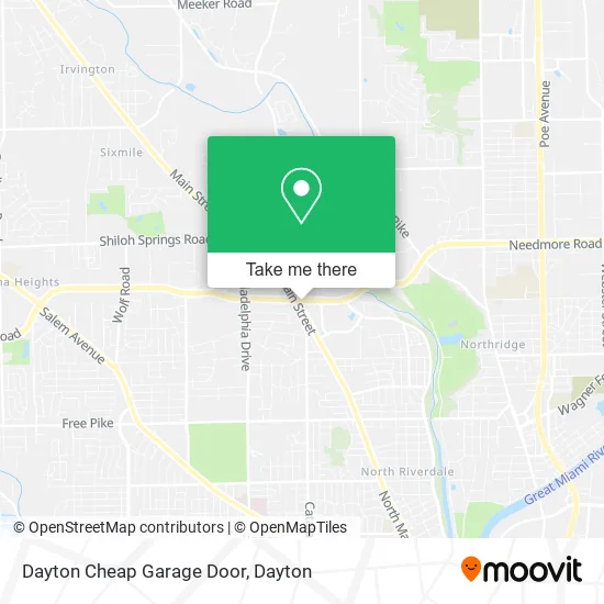 Mapa de Dayton Cheap Garage Door